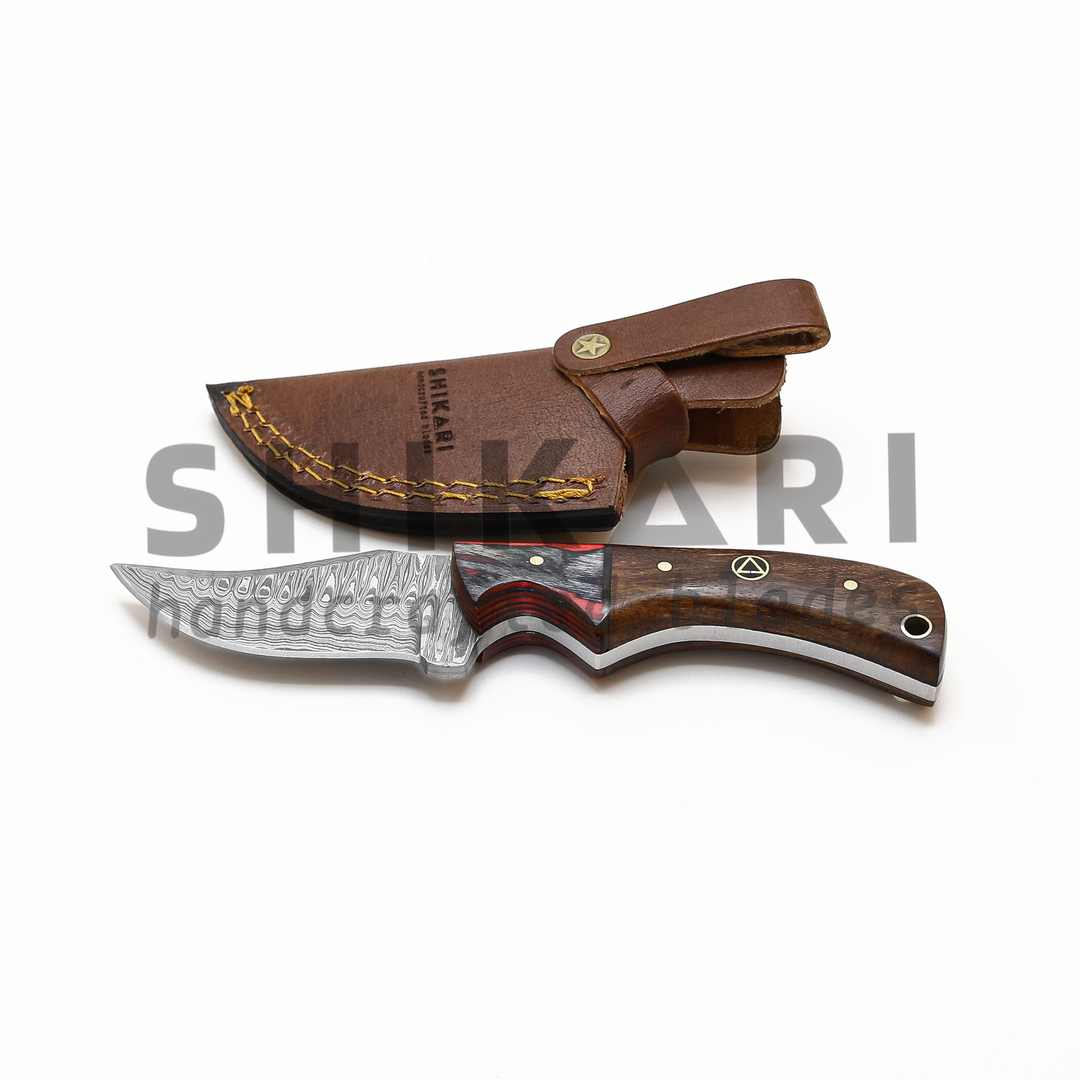 SQL-022 Damascus Skinner Knife