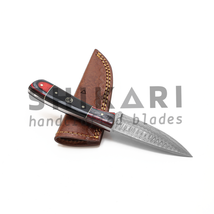 SQL-002 Damascus Hunting Knife