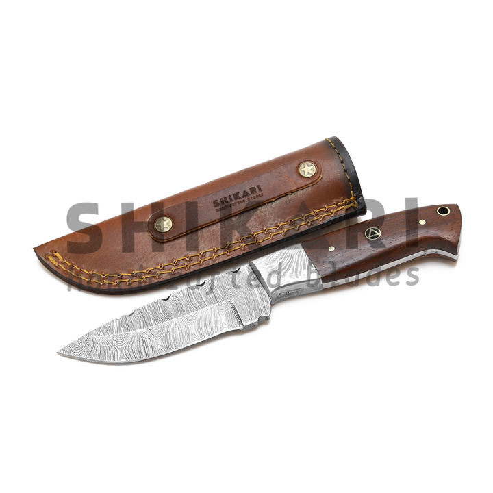 SQL-013 Damascus Hunting  Knife