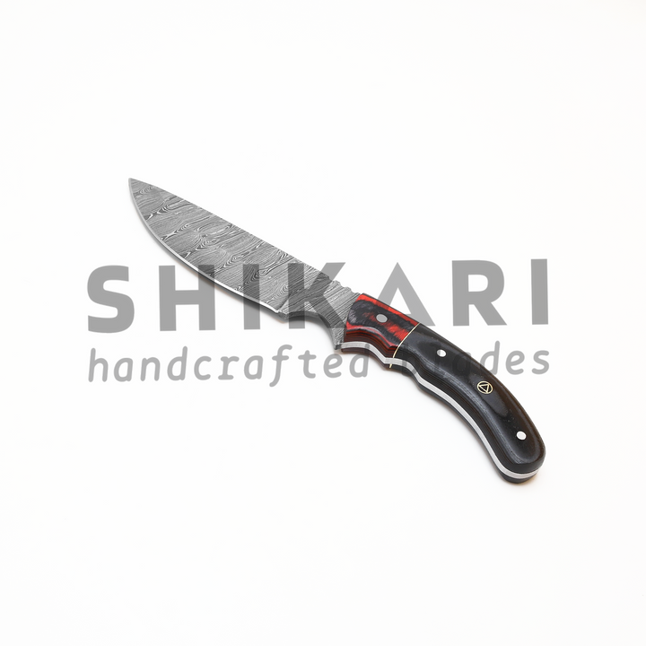 SQL-019 Damascus Hunting  Knife