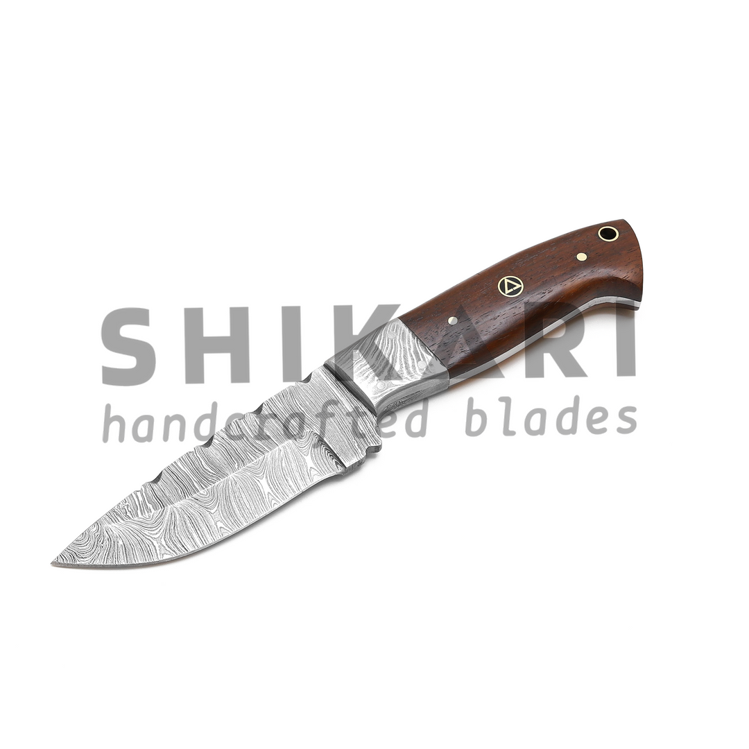 SQL-013 Damascus Hunting  Knife