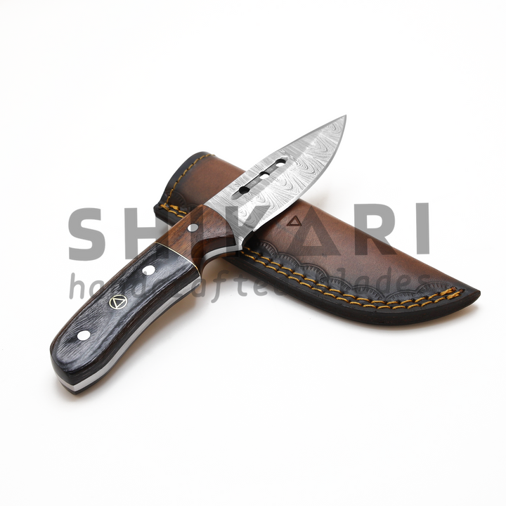 SQL-005 Damascus Hunting Knife