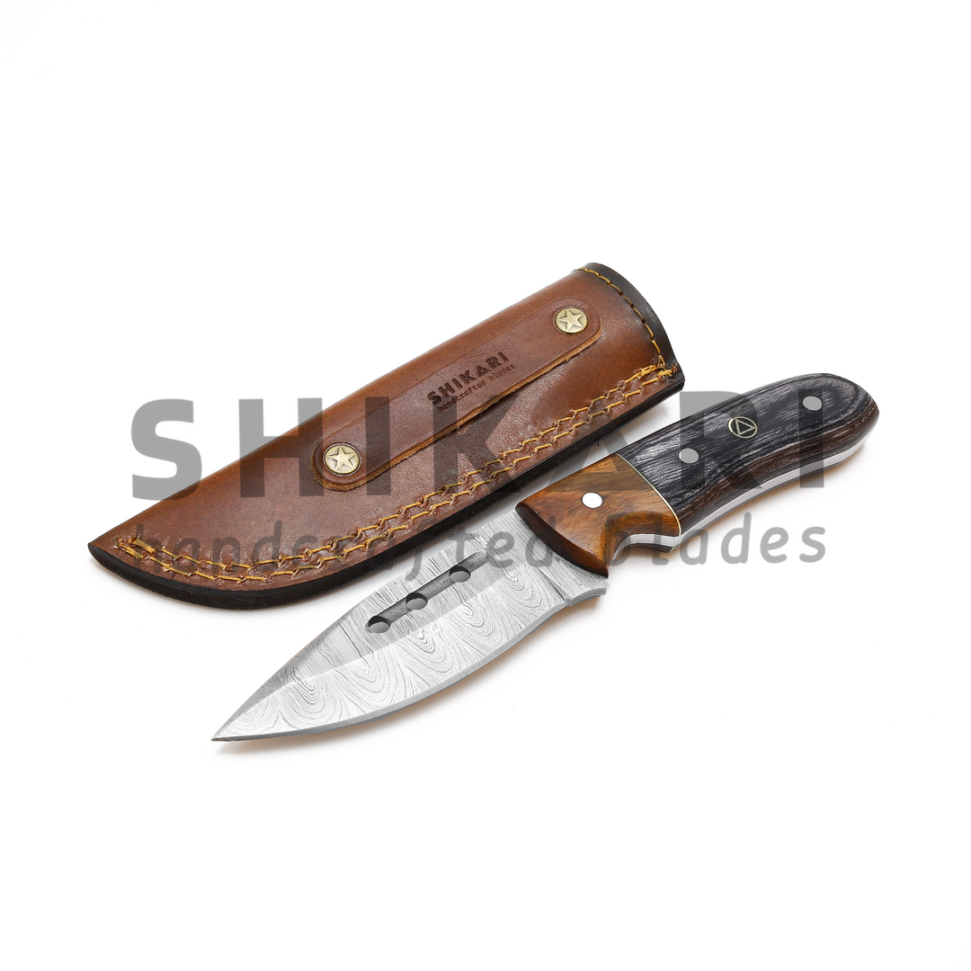 SQL-005 Damascus Hunting Knife