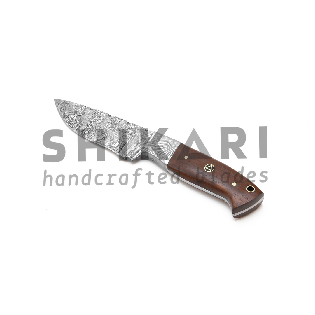 SQL-013 Damascus Hunting  Knife