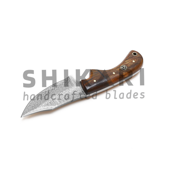 SQL-010 Damascus Hunting  Knife