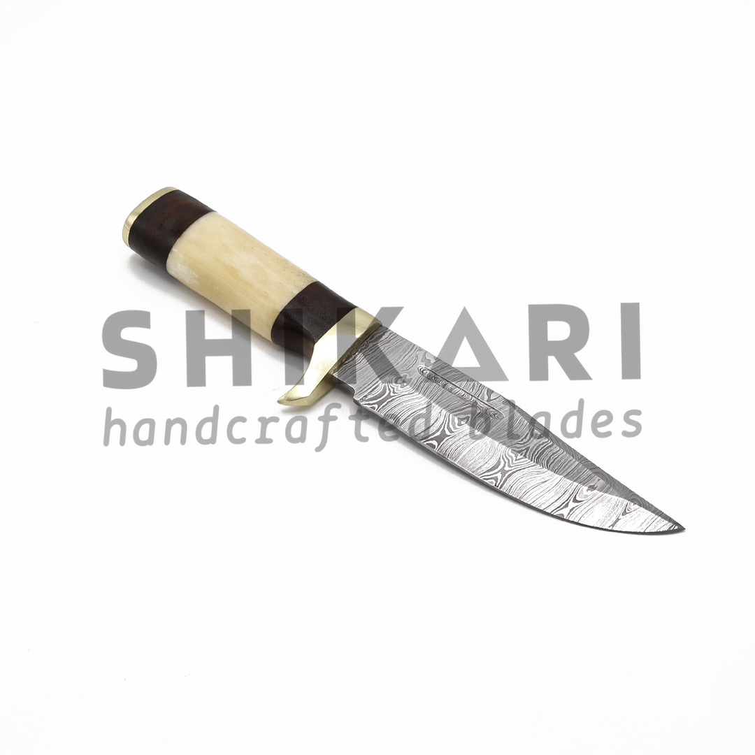 SQL-014 Damascus Hunting Bowie