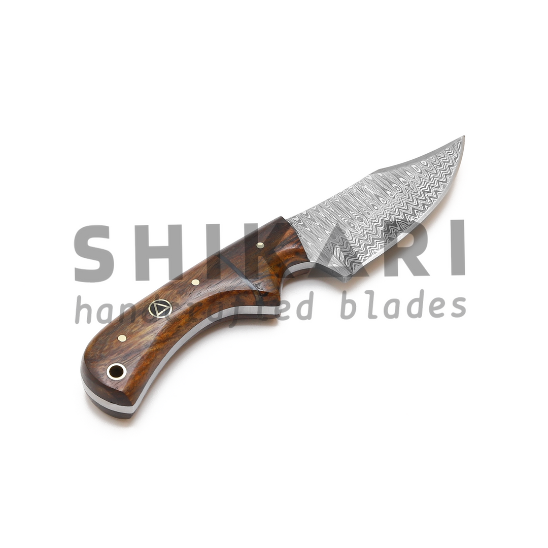 SQL-010 Damascus Hunting  Knife