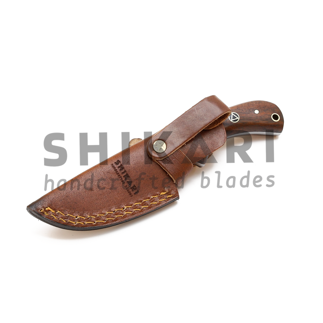 SQL-010 Damascus Hunting  Knife