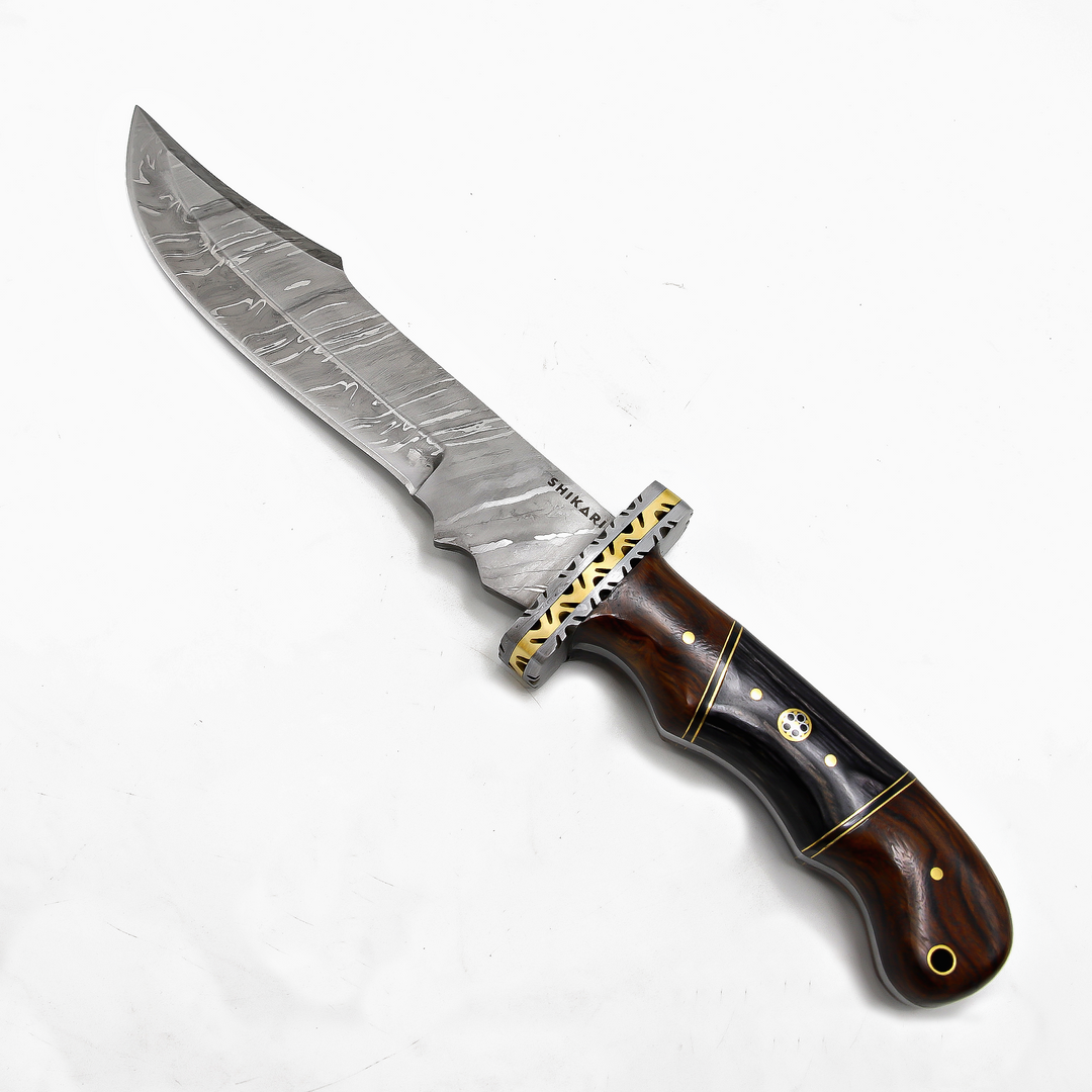 SQL-070 Damascus Hunting Knife