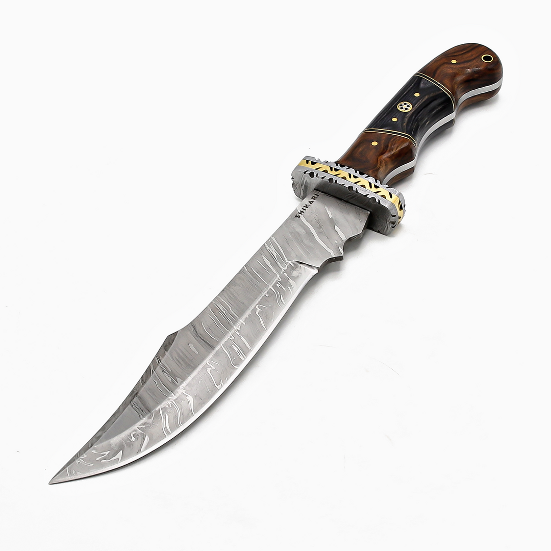 SQL-070 Damascus Hunting Knife