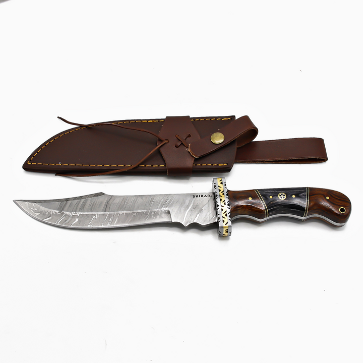 SQL-070 Damascus Hunting Knife