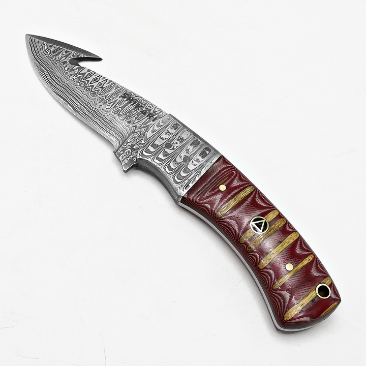 SQL-053A Damascus Skinner Knife