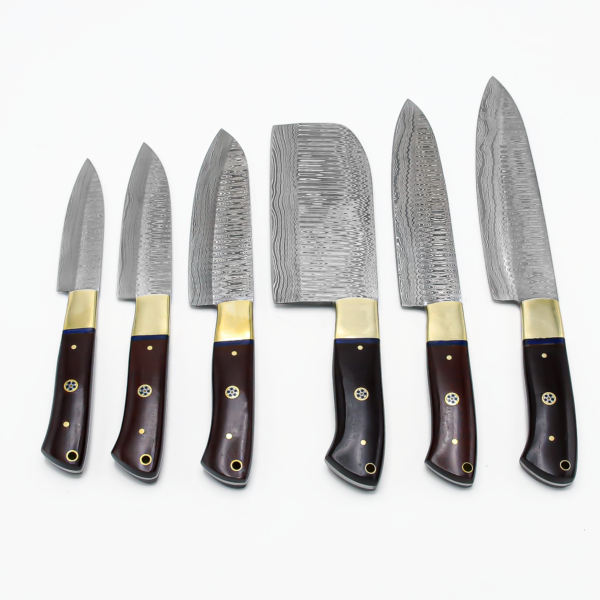 SQL-048 (A) Damascus Chef Knives Set - Image 2