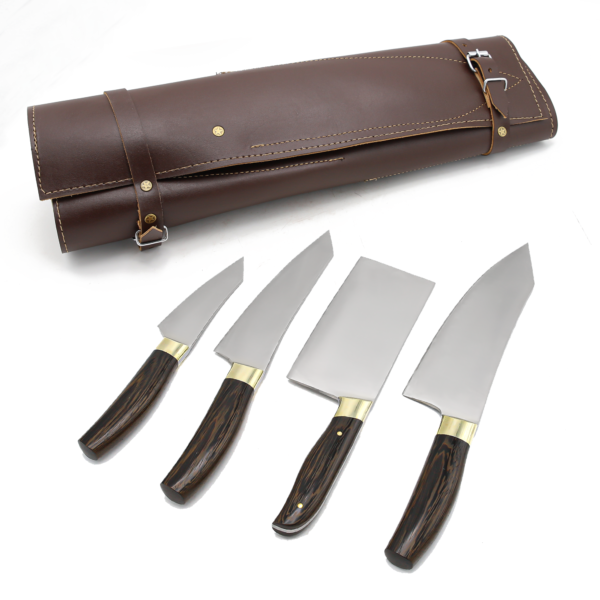 SQL-049 Damascus Chef Knives Set - Image 6