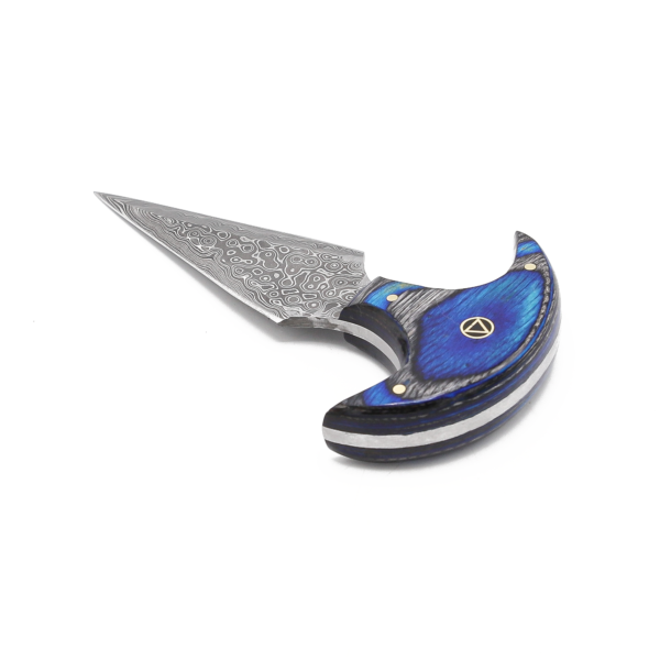 SQL-017 Damascus Push Dagger - Image 3