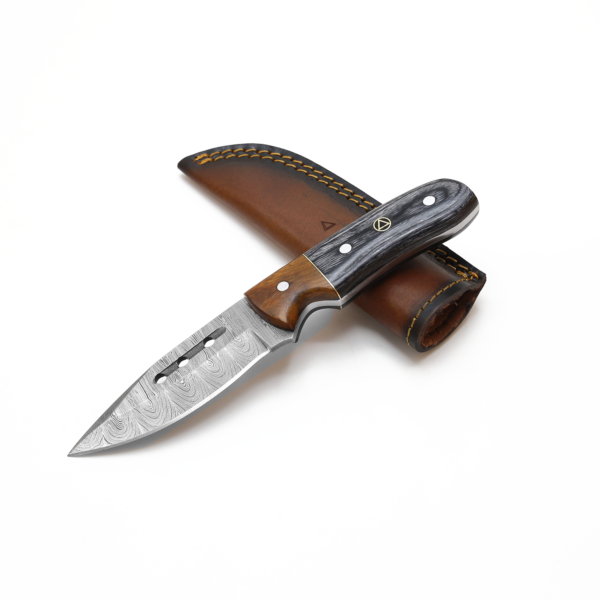 SQL-005 Damascus Hunting Knife