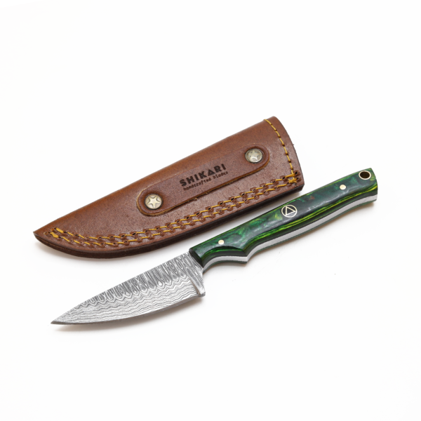 SQL-003 Damascus Skinner Knife