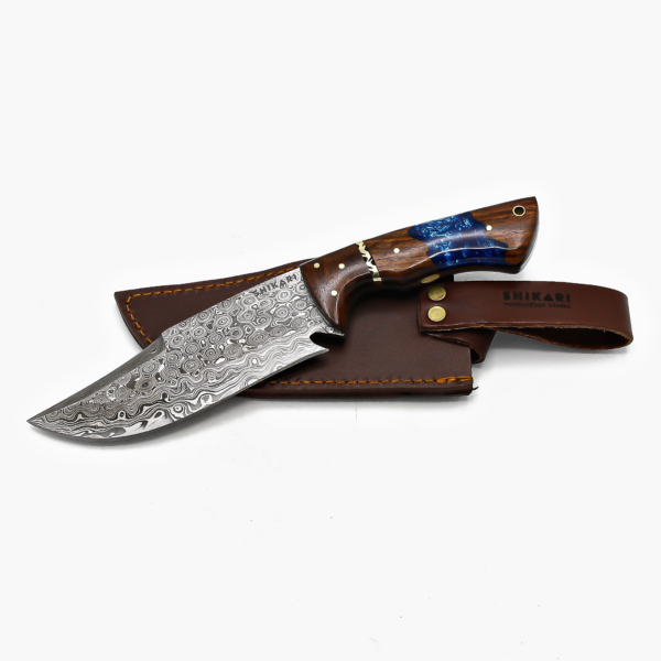 SQL-071 Damascus Hunting Knife - Image 5