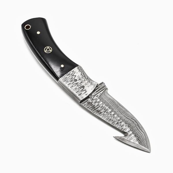 SQL-053 Damascus Skinner Knife - Image 4