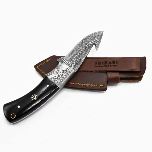 SQL-053 Damascus Skinner Knife - Image 5