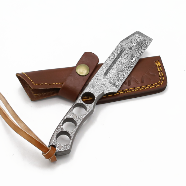 SQL-034 Full Damascus Knife - Image 3